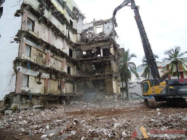 high rise building demolition
